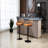 Danyu Swivel Upholstered Adjustable Height Counter Stool with Metal Frame-2012596161
