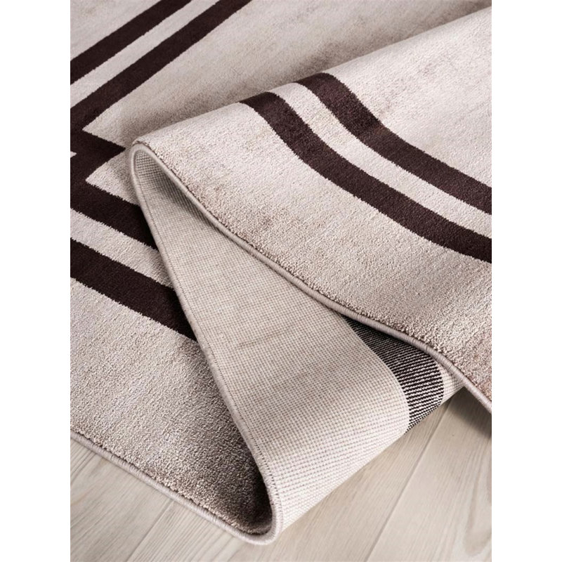 Mavera Viscose Geometric Indoor Rug, Rectangle 4'3" x 6'3"