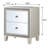 Champagne 2-Drawer Nightstand