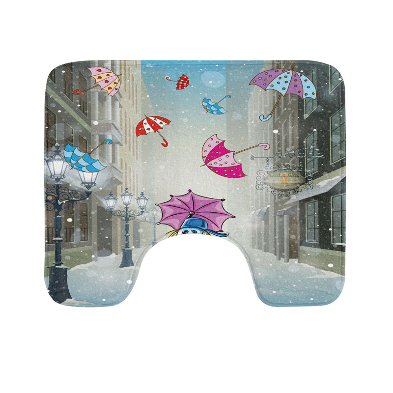 Tapis de salle de bain Winter U 20 po Multicolor