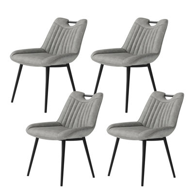4 With Upholstered Chairs
