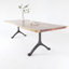 Pieds de table de salle à manger en métal Wishbone