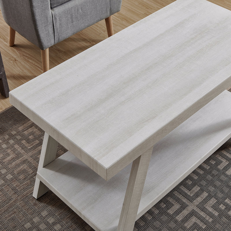 Table basse Contemporary, Blanc, Blanc