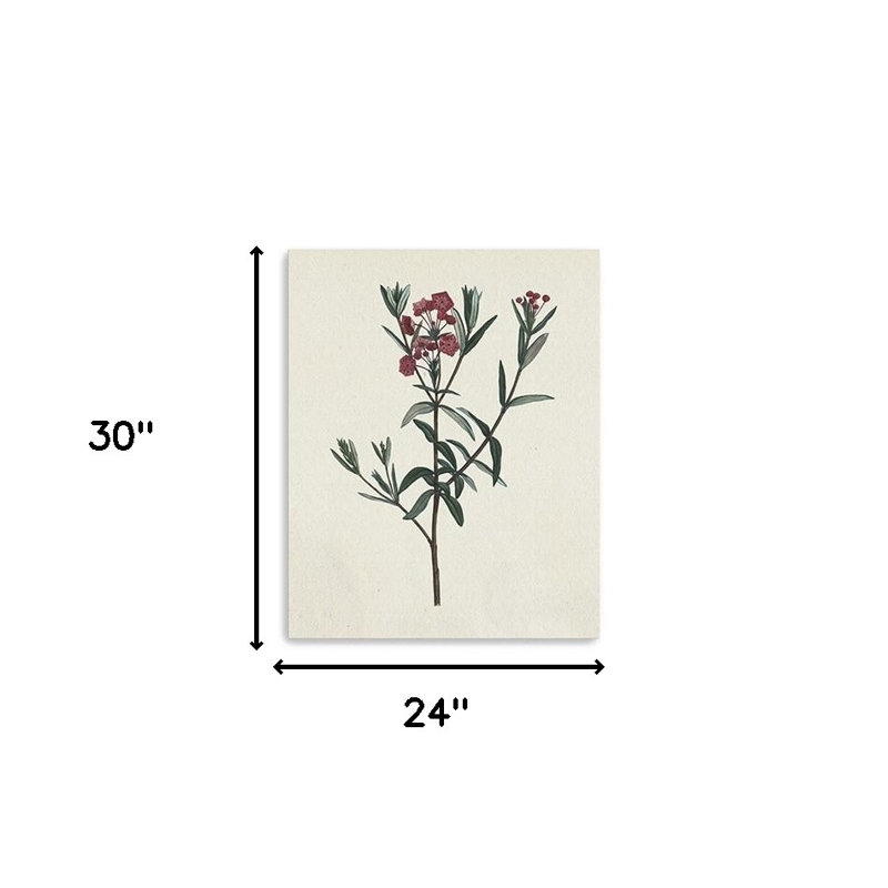 Art mural singulier «Red Blossom Branch»