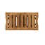 Ayden Solid Bamboo Wood Accent Stool