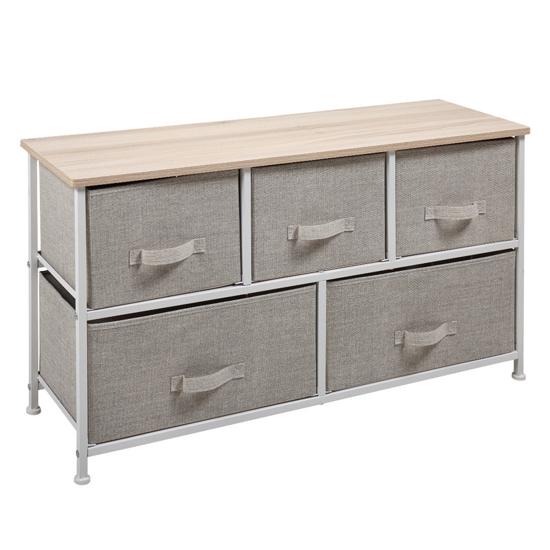 St. Nicholas 5 Drawer Storage Drawer, Burlywood