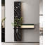 Décoration murale dimensionnelle simple en grès hydroponique moderne-1353948784