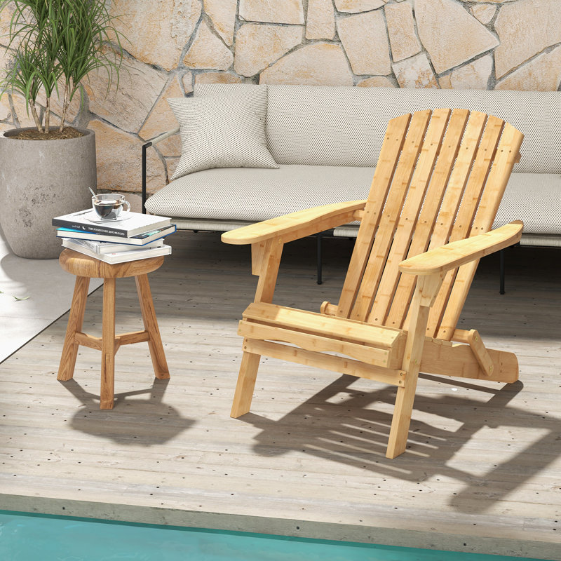 Chung Foldable Outdoor Adirondack Chair