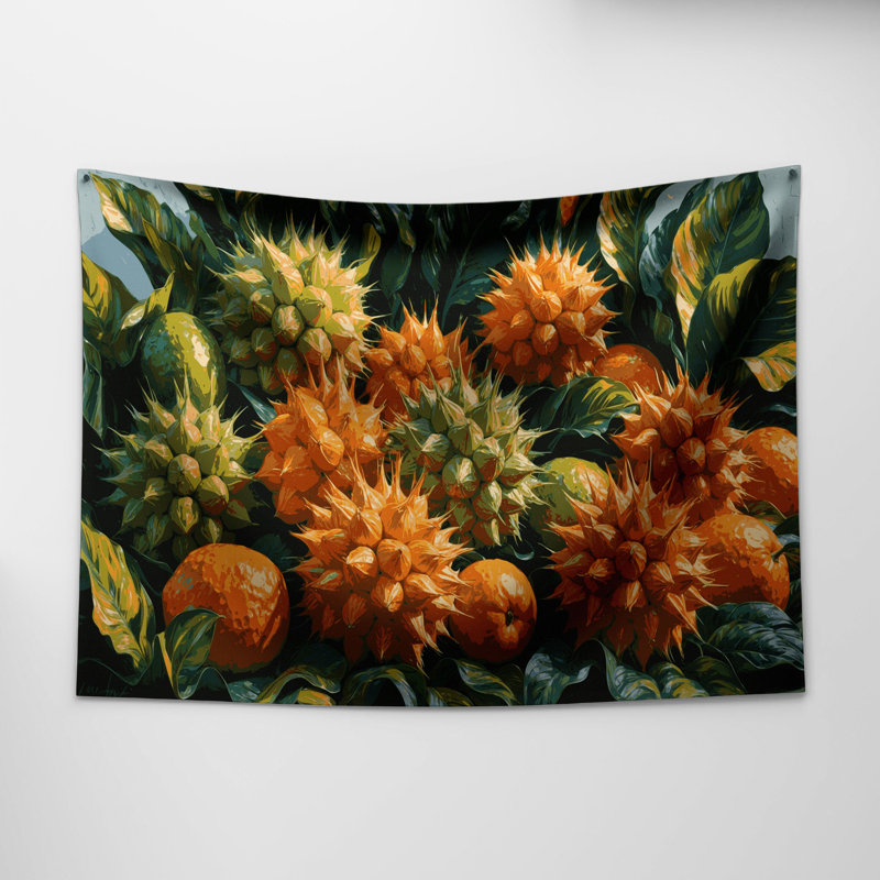 Tapisserie murale «Fruit Naranjilla», 26 po x 36 po