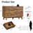 6 -Drawer Double Dresser 47.24''W, Chest Of Drawers With Adjustable Base For Bedroom, Living Room-1053358369