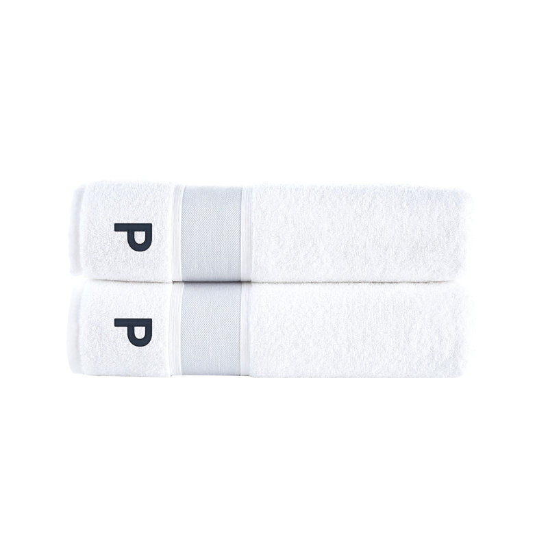 Dieter 2 pcs Bath Sheets, Bath Sheets - 2 Pack, P, Silver