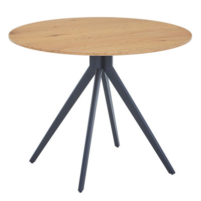 Holmen Round Metal Base Dining Table