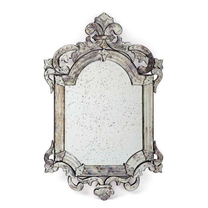 Miroir décoratif à la main gravé à la main