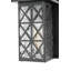 Applique murale d'extérieur noire Moxley-1587362448