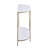 Luciana White Marble Top Console Table