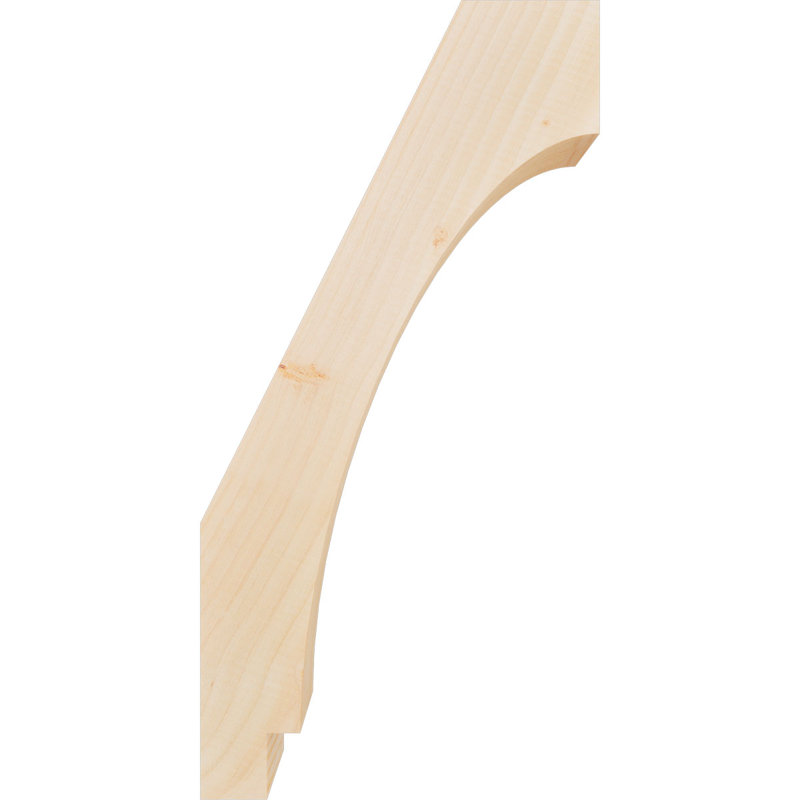 Attelle impériale du genou, Sapin de Douglas, H 24 po x l 3,5 po x P 12 po, Lisse