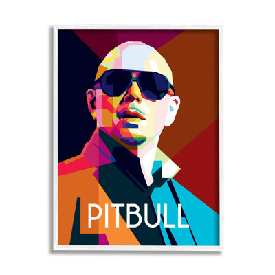 «Pitbull Modern Portrait» par Birch & Ink - impression