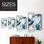 Impression encadrée Indigo Swash I-Premium - prête à être accrochée - aucun clou requis - aucun clou requis-1886989438-1886989426