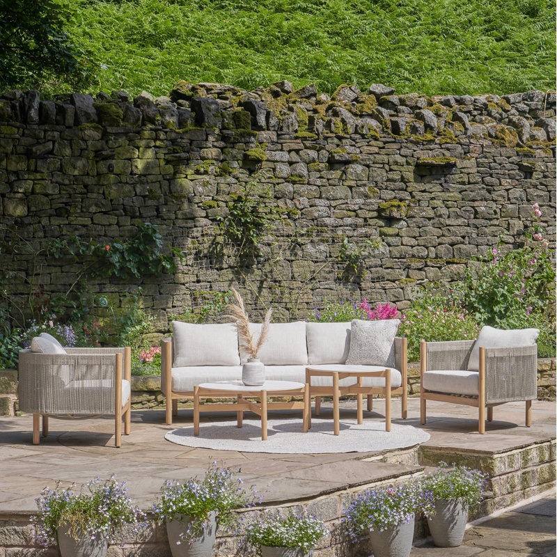 Marche Wicker 4 - Person Garden Lounge Set