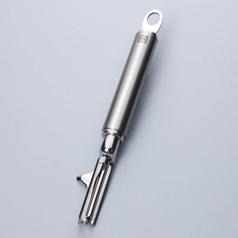 Éplucheur pivotant fine en acier inoxydable huche