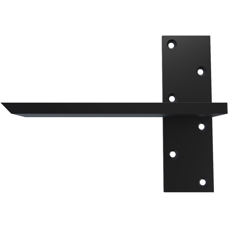 Fixation murale flottante en acier robuste, H 10 po x l 8 po x P 2,5 po
