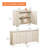 2-In-1 TV Stands With Doors, Entertainment Center With 6 Storage Compartments-1981227756