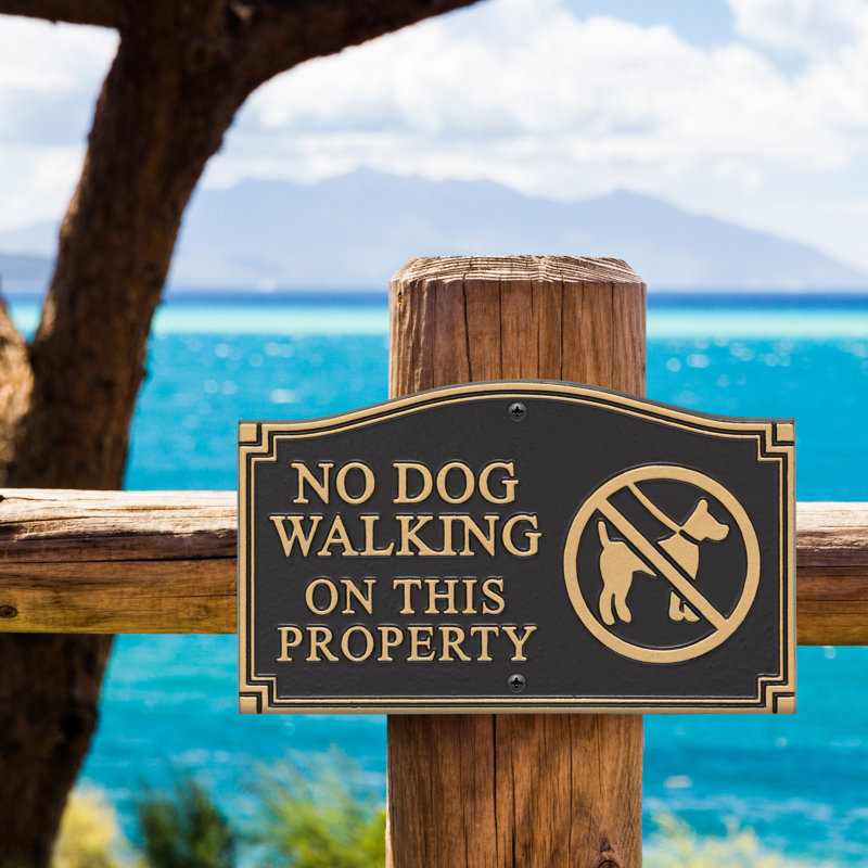 Aucun chien ne marche sur cette propriété
