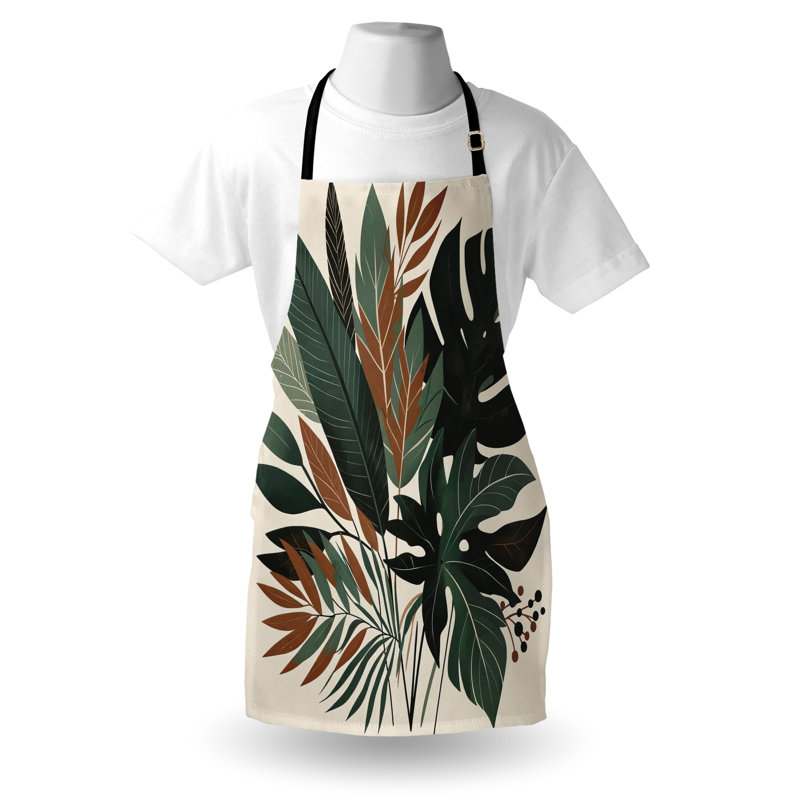 No Pattern Bib Apron