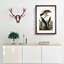 Goshawks & Stanley Hawk by John James Audubon - Picture Frame Painting Print-55735209-55735201