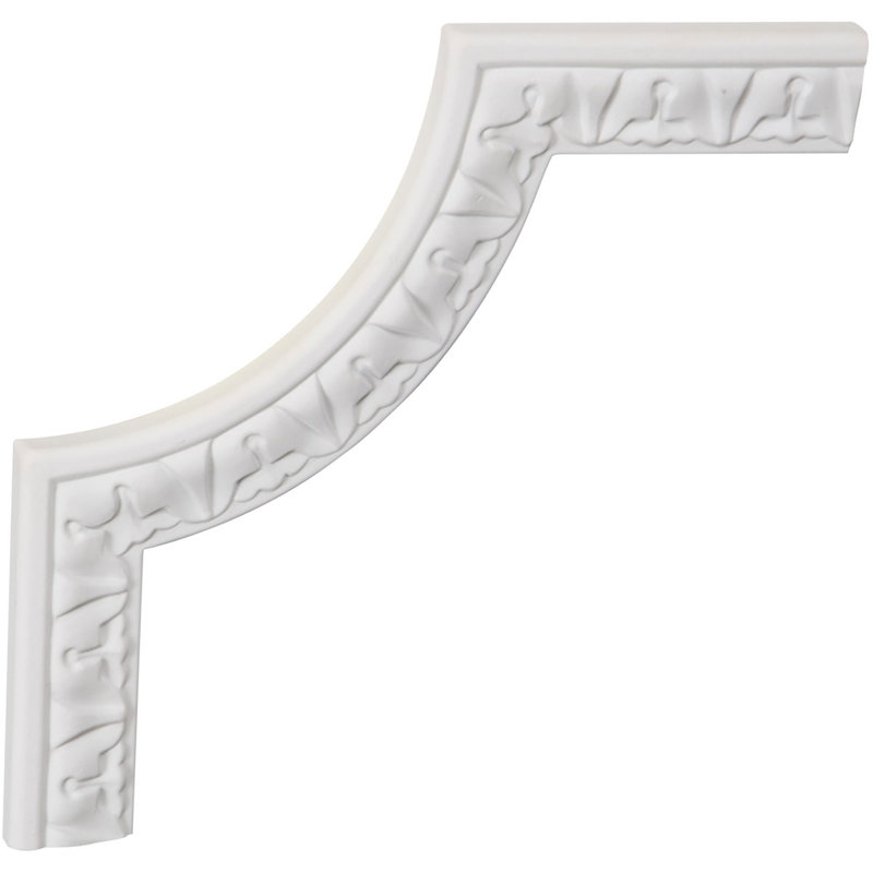 8"W x 8"H x 1/2"P Nexus Acanthus Leaf Panel Moulding Corner