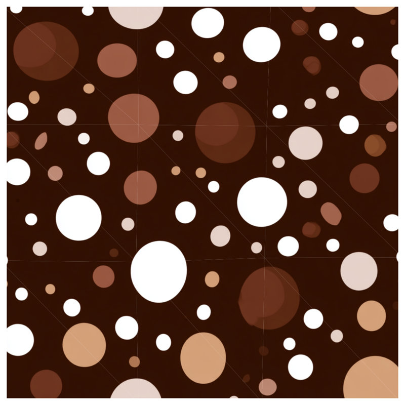 Coussin décoratif à pois, 26 po x 26 po