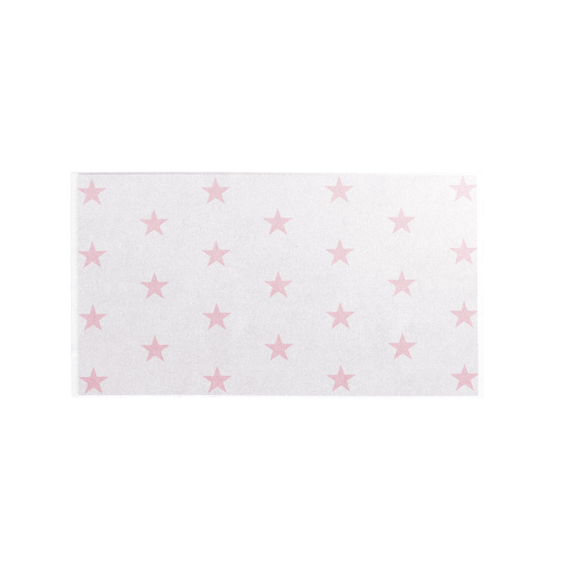 Star Rectangle Bath Mat, Pink