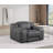 Divanitalia Top Grain Italian Leather Power Reclining Chair With Power Headrests-137075617