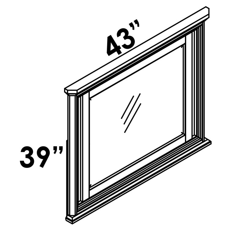 Miroir biseauté Aalyia