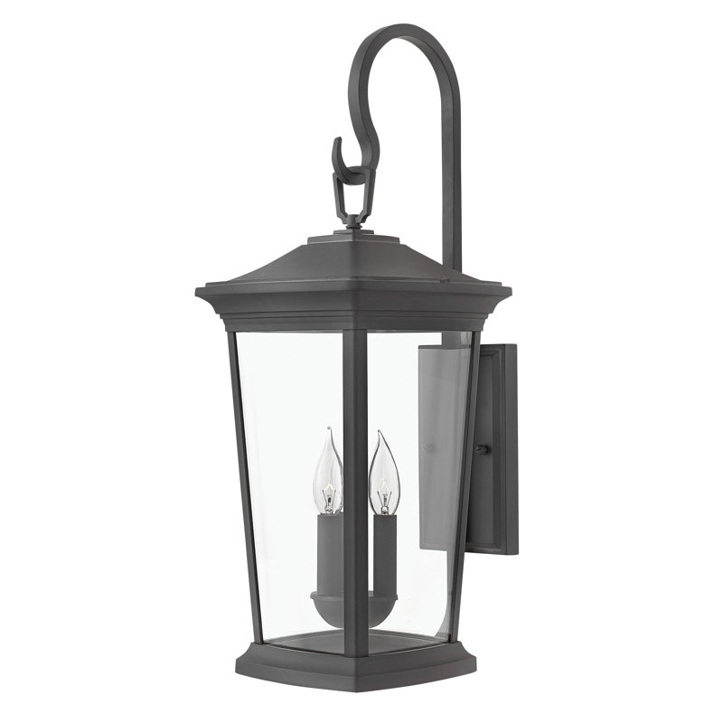 Bromley 2-Light Outdoor Wall Lantern, 24.8" H x 10" W x 11.8" D