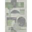 Tapis géométrique de qualité supérieure lavable à la machine Mehara AMF1695-2099317842