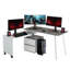 Bureau rotatif multi-positionnel moderne