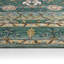 Tapis vert / brun clair / bleu en laine touffeté à la main Corla-1399043017