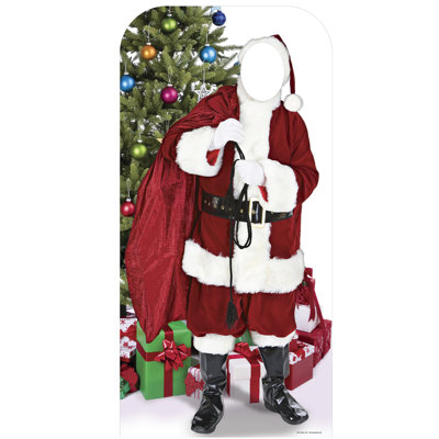 Accroche en carton père noël