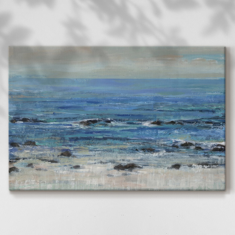 Breaking at the Beach I -Gallery Wraraped Cavas, 24 x 36