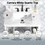 Meuble-lavabo simple Encino 30 po avec comptoir, lavabo et dosseret en quartz blanc de Carrare, préassemblé, 30,5 po L x 21,5 po P x 34,5 po H-1279629827