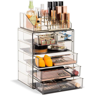 Delorse Plastic Makeup Organizer
