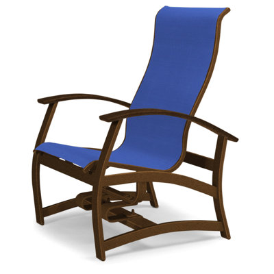 Askar Swivel Powder Coated Aluminum Outdoor Lounge Chair