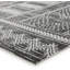 Phoebe Machine Washable Kimmons Chevron Area Rug in Black/Light Gray-1557063291