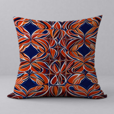 Abstract Reversible Throw Pillow