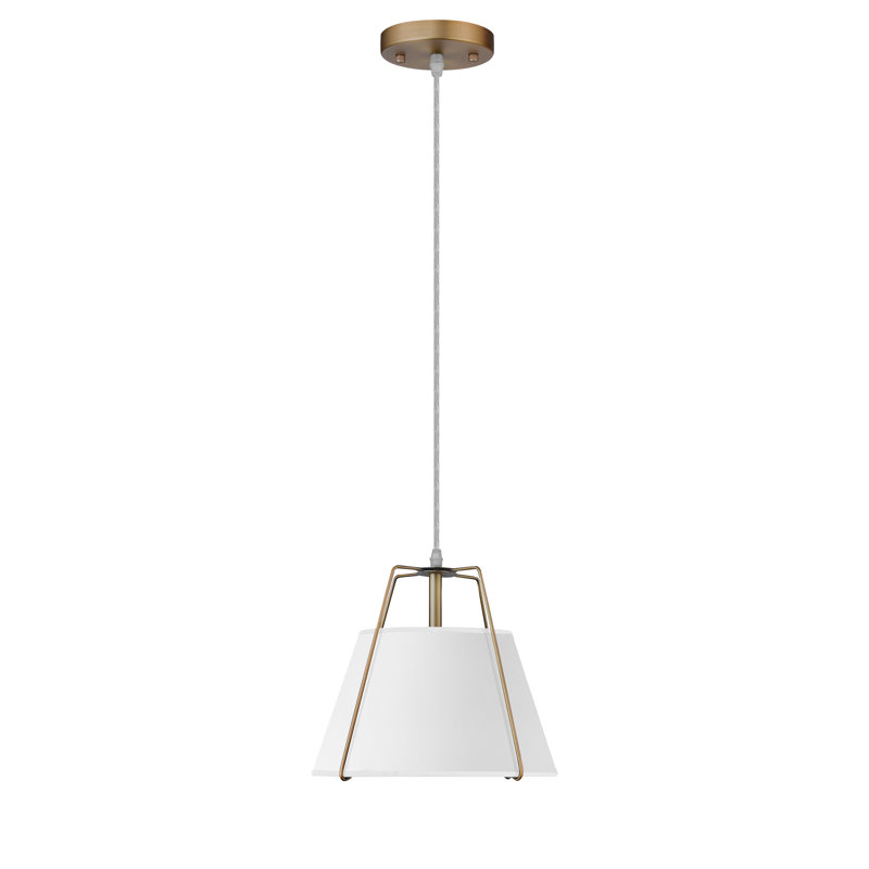 Lally 1 - Light Single Pendant, Chrome, Frost White