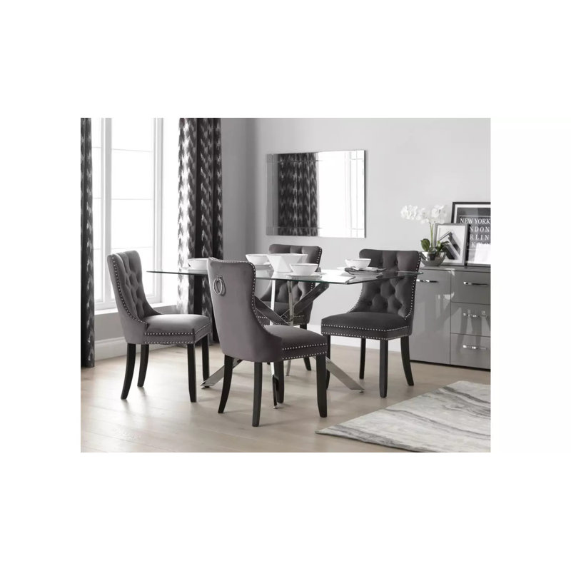 Table bistro Drews, Chrome