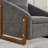 Upholstered Accent Armchair With Wood Accent Base(Set Of 2)-1130972972