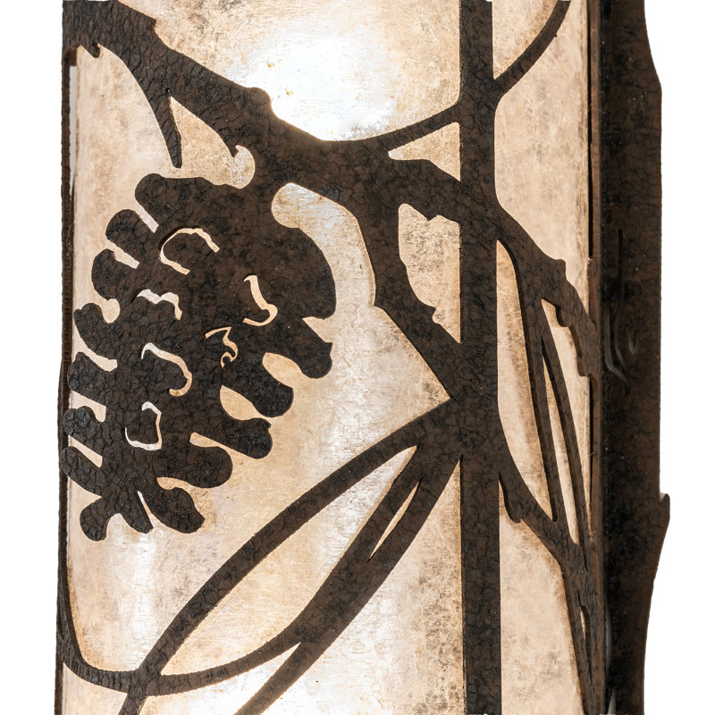 2 - Light Flush Mounted Sconce