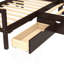 L-Shaped Platform Bed Twin Size With Trundle, Solid Wood Platform Bed With Storage Drawers And Shelves, No Spring Box Needed-121060622